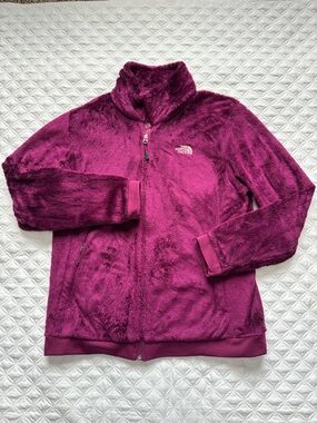 The North Face Women's Osito Plush Fleece Jacket Berry Purple Size XL